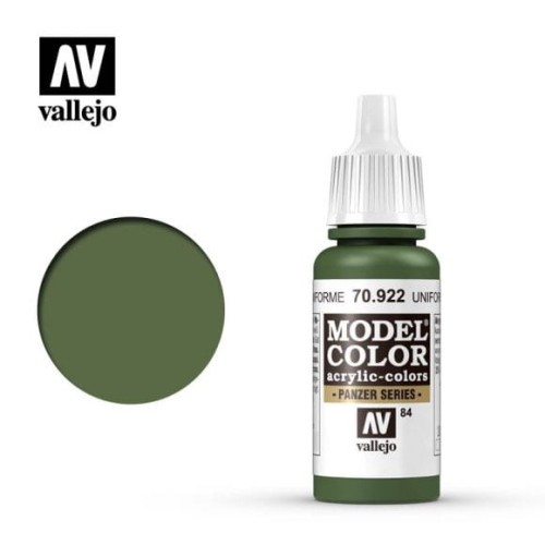 Vallejo Model Color Uniform Green (084) 70.922 17ml