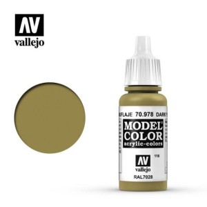 Vallejo Model Color Dark Yellow (116) 70.978 17ml