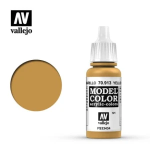 Vallejo Model Color Yellow Ochre (121) 70.913 17ml
