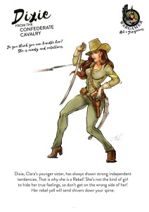 Hot & Dangerous: Dixie from the Confrederate Cavalry (54mm)