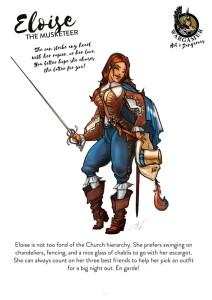 Hot & Dangerous: Eloise the Musketeer (54mm)