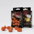 Kości RPG Pogromców Smoków Czerwono-Pomarańczowe (7)