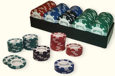 Bicycle: Premium Clay Poker Chips 100szt 8g 