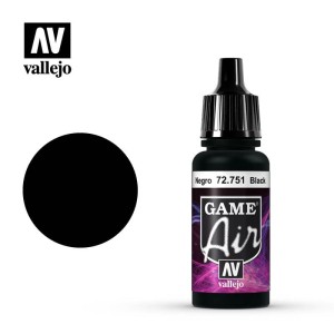 Vallejo Game Air - Black 72.751 17ml.