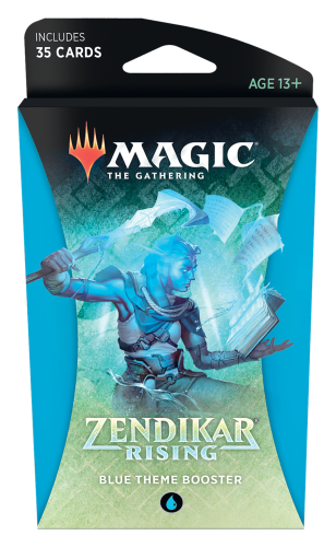 Magic the Gathering: Zendikar Rising Blue Theme Booster 