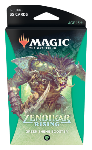 Magic the Gathering: Zendikar Rising Green Theme Booster 