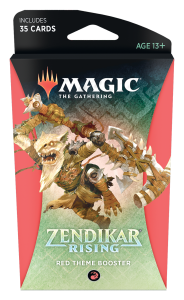 Magic the Gathering: Zendikar Rising Red Theme Booster 