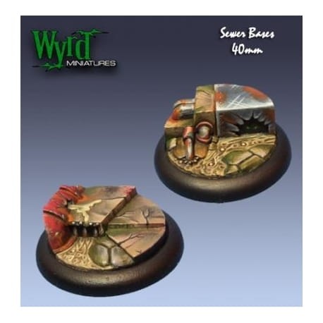 Sewer 40mm bases  - metal