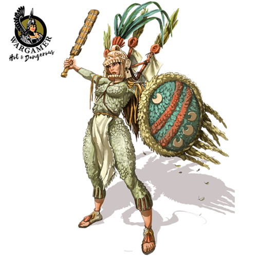 Hot & Dangerous: Atotoztli, the Aztec Warrior (54 mm)
