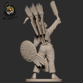 Hot & Dangerous: Atotoztli, the Aztec Warrior (54 mm)