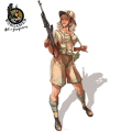 Hot & Dangerous: Emma, the Desert Rat (28 mm)