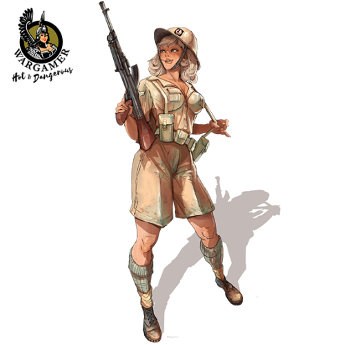 Hot & Dangerous: Emma, the Desert Rat (28 mm)