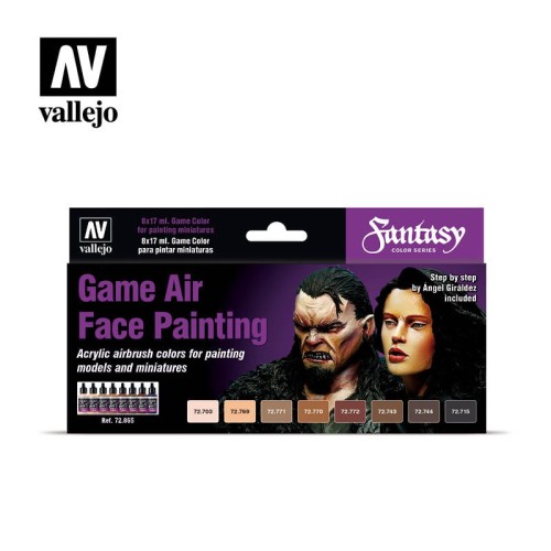 Vallejo Game Air - Face Painting by Giraldez
