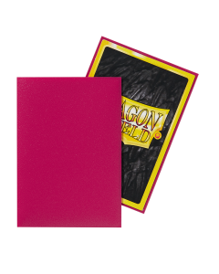 Dragon Shield Japanese (59x86mm) Sleeves - Matte Magenta (60 Sleeves)