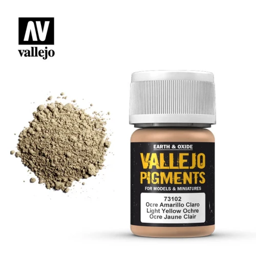 Vallejo Pigments: Light Yellow Ochre