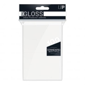 Ultra Pro Deck Protector: Gloss Białe 100 szt.
