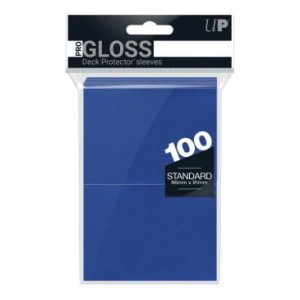 Ultra Pro Deck Protector: Gloss Niebieskie 100 szt.