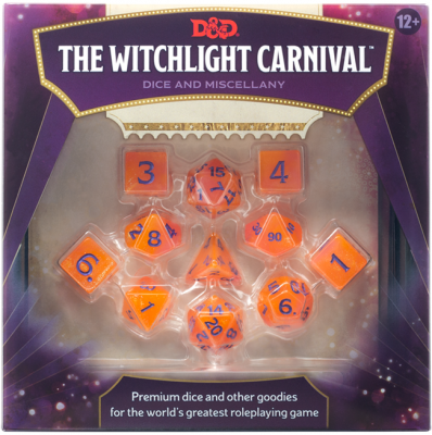Dungeons & Dragons: The Witchlight Carnival Dice & Miscellany