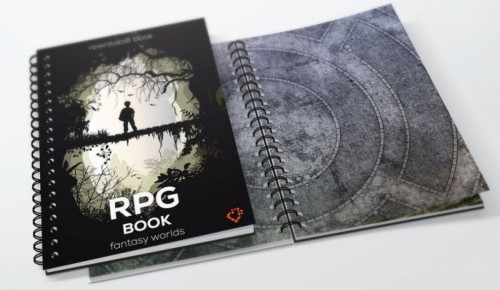 Suchościeralna Księga RPG A3 Siatka Kwadratów