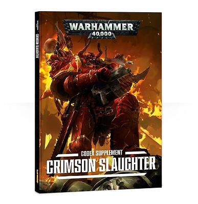 Warhammer 40,000: Codex Supplement: Chaos Space Marines: Crimson Slaughter (SC) (7th Edition) - Uszkodzony