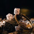 Kości RPG Smocze Kwarcowe