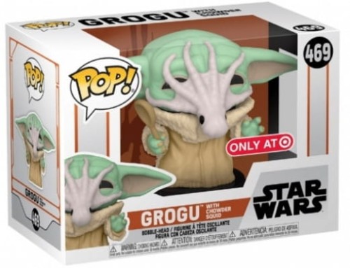 Funko-POP! The Mandalorian - Grogu(With Chowder Squid)