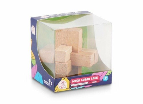 Drewniana Łamigłówka Duża Mega Luban Lock 1