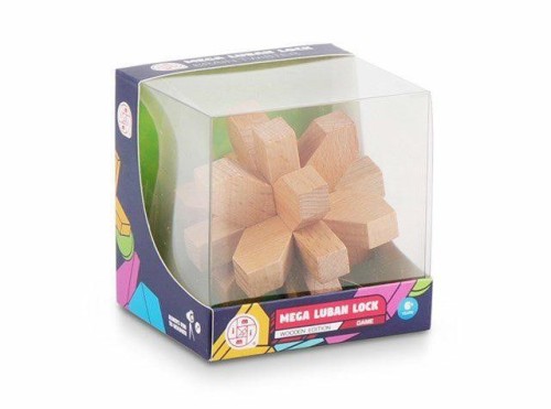 Drewniana Łamigłówka Duża Mega Luban Lock 2