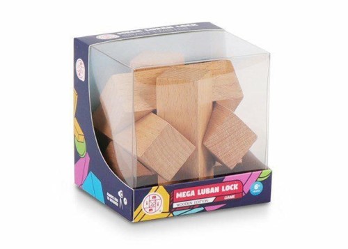Drewniana Łamigłówka Duża Mega Luban Lock 6
