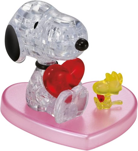Crystal Puzzle: Snoopy z sercem