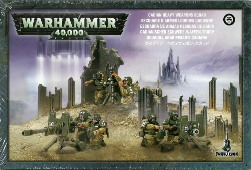 Astra Militarum Cadian Heavy Weapon Squad 