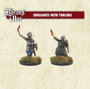 Baron's War: Sergeants with torches