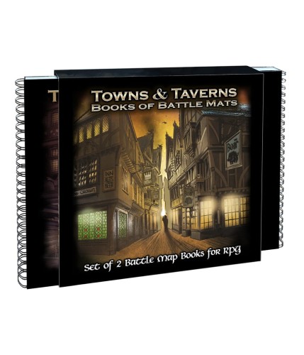 Books of Battle Mats – Towns & Taverns