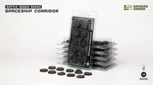 Gamers Grass: Spaceship Corridor Bases, Round 25mm