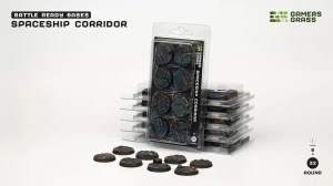 Gamers Grass: Spaceship Corridor Bases, Round 32mm