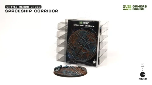 Gamers Grass: Spaceship Corridor Bases, Round 100mm