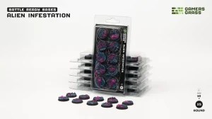 Gamers Grass: Alien Infestation Bases, Round 25mm