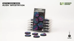 Gamers Grass: Alien Infestation Bases, Round 40mm