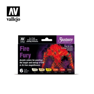 Vallejo Model Color Paint Set: Fire Fury