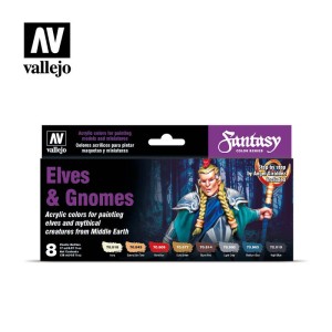 Vallejo: Elves & Gnomes Paint Set