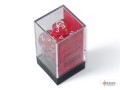 Chessex Translucent Red/White Polyhedral Dice Set