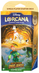 Disney Lorcana TCG: Into the Inklands - Bongo & Peter Pan (Amber & Emerald) Starter Deck