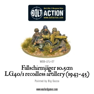 Bolt Action: German Fallschirmjager 10.5cm LG40/1 Recoilless Artillery