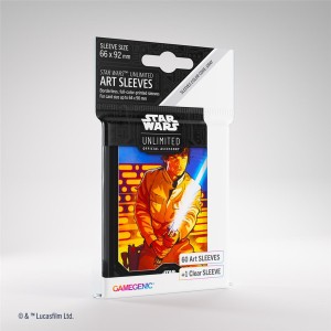 Koszulki Gamegenic: Star Wars Unlimited - Art Sleeves - Luke Skywalker (60 szt.)
