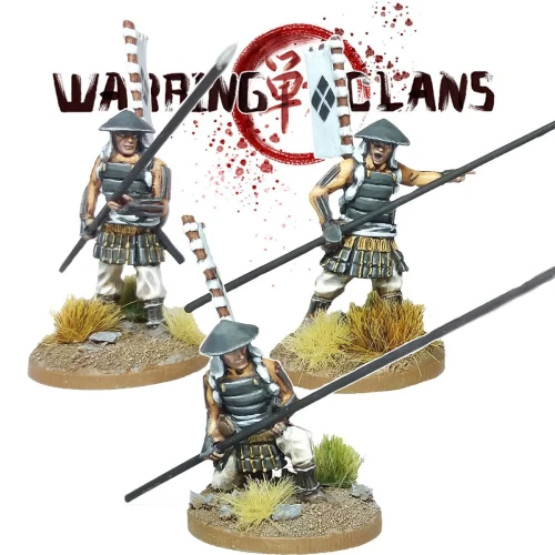 Warring Clans: Ashigaru with Yari (spear) 1