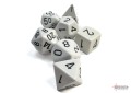 Chessex Opaque White/black Polyhedral 7-Dice Set