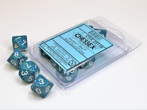 Chessex Speckled Sea Set of Ten d10s