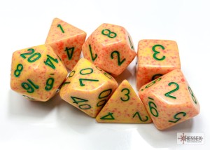 Chessex Speckled Lotus Polyhedral 7-Dice Set