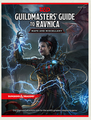 D&D 5.0: Guildmaster's Guide to Ravnica RPG Maps and Miscellany