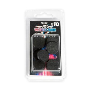 Round Base 25mm x10szt